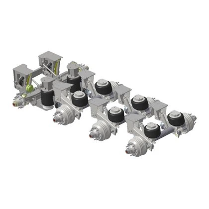 Suspension pneumatique à poutre de torsion soudée à quatre axes pour bus touristique CJRG410